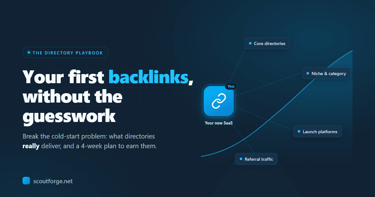 How New SaaS Sites Get Their First Backlinks: The Directory Playbook
